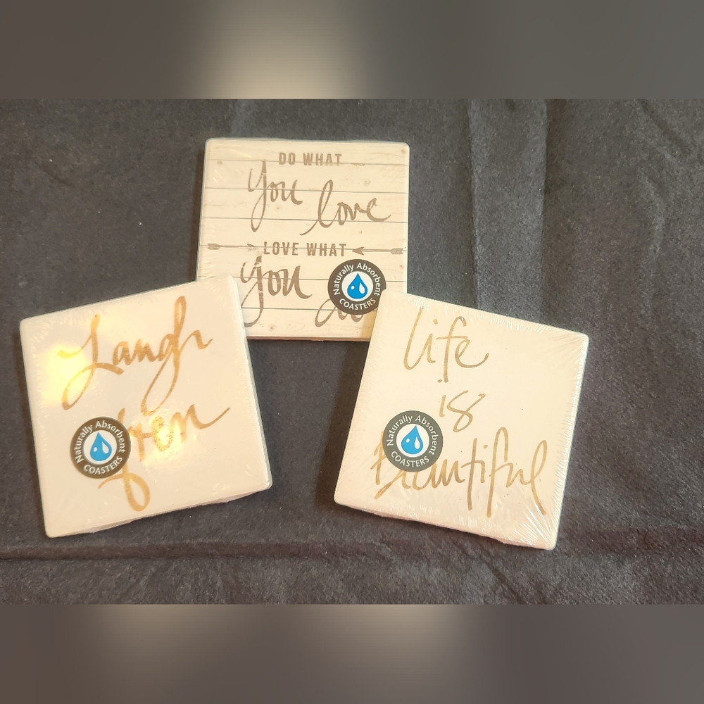 Three Piece Coaster Set